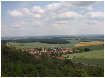 Von der Aussichtsplattform hat man eine gute Fernsicht 