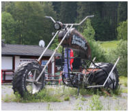 Wegzeichen im Bikerland