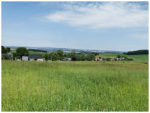 Blick auf einige Huser von Klaffenbach 