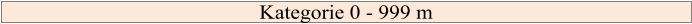 Kategorie 0 - 999 m