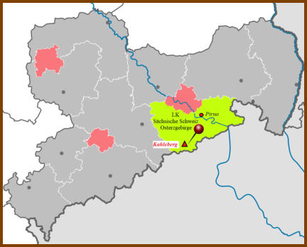 Lage des Berges im Landkreis