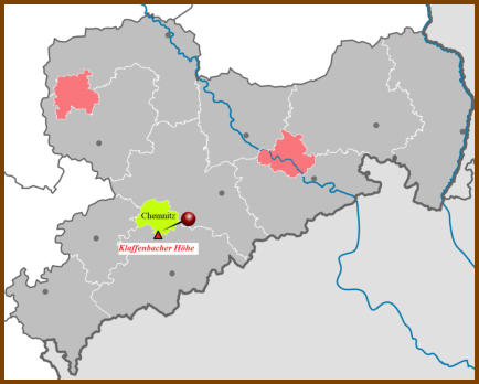 Lage des Berges im Stadtgebiet