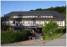 In der Sonnebergbaude in Waltersdorf haben wir Quartier bezogen