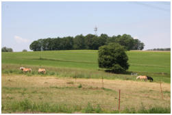 Auf dieser Hhe, nahe Klaffenbach, bietet sich eine schne Aussicht